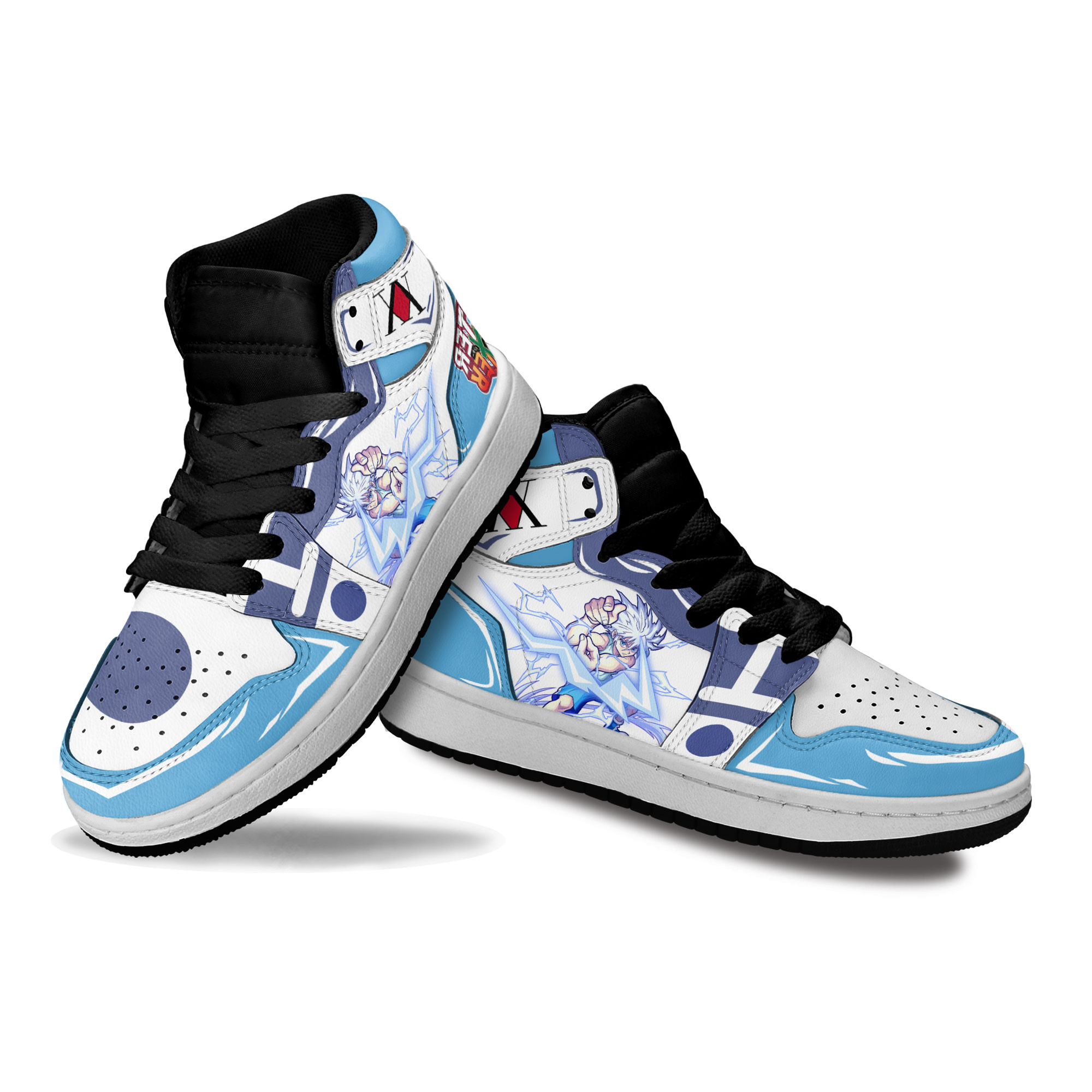 Killua Zoldyck Kids Sneakers Custom Anime Hunter X Hunter Shoes For Kids