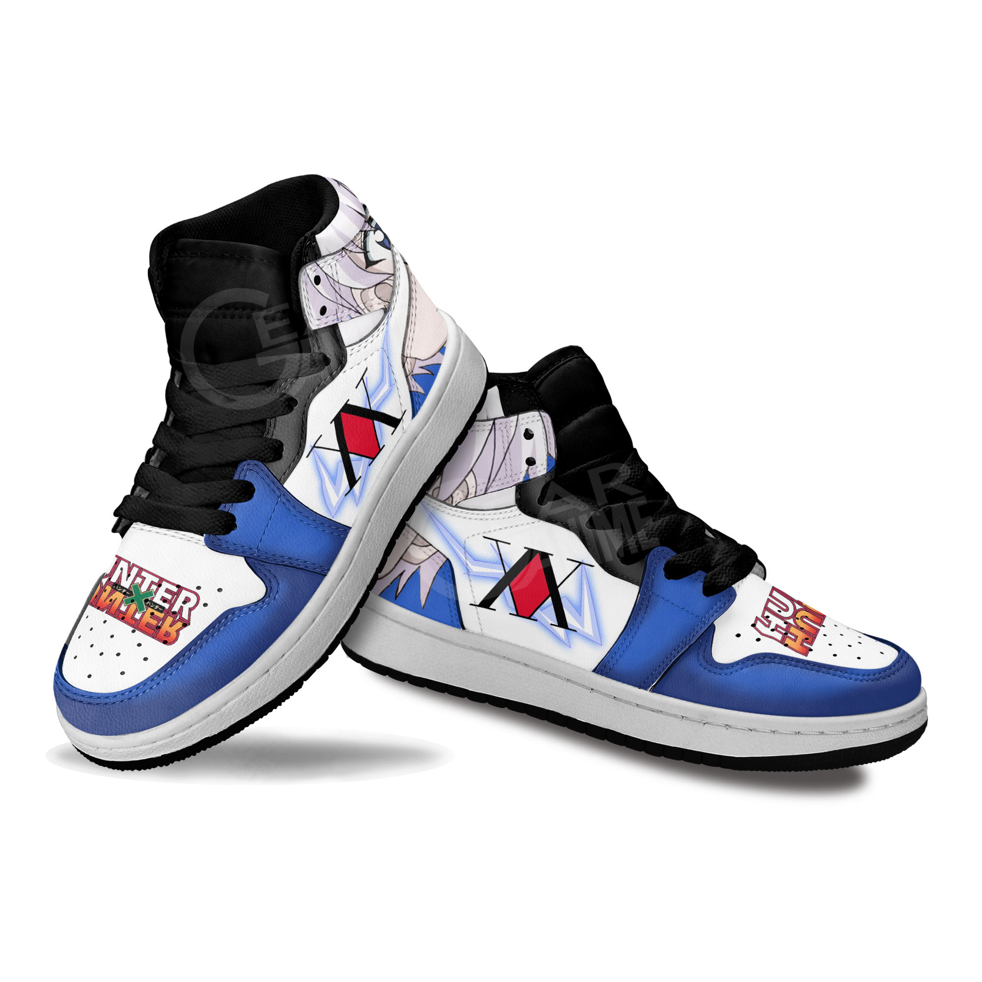 Killua Zoldyck Kids Sneakers Hunter x Hunter Anime Kids Shoes