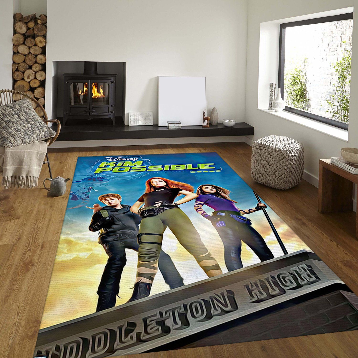 Kim Possible Characters Rectangle Rug – Custom Size And Printing
