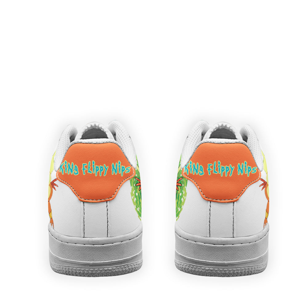 King Flippy Nips Rick and Morty Custom Air Sneakers