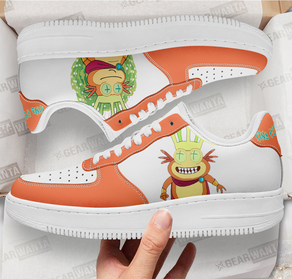 King Flippy Nips Rick and Morty Custom Air Sneakers