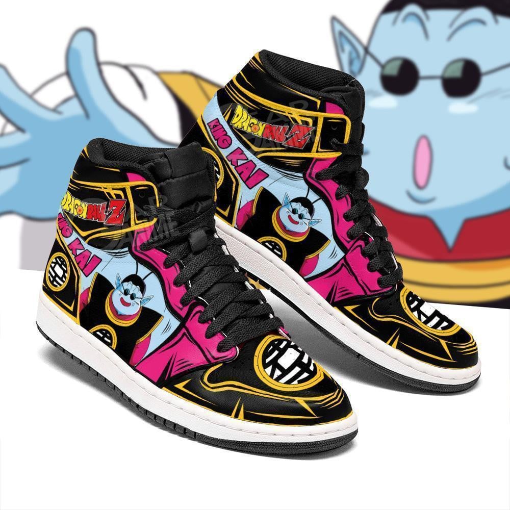 King Kai JD1s Sneakers Anime Dragon Ball Shoes, Air Jordan Hightop
