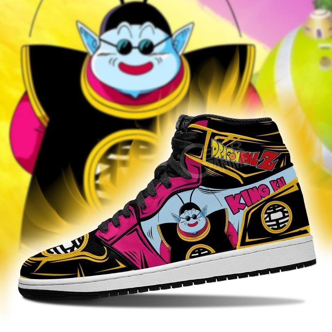 King Kai JD1s Sneakers Anime Dragon Ball Shoes, Air Jordan Hightop