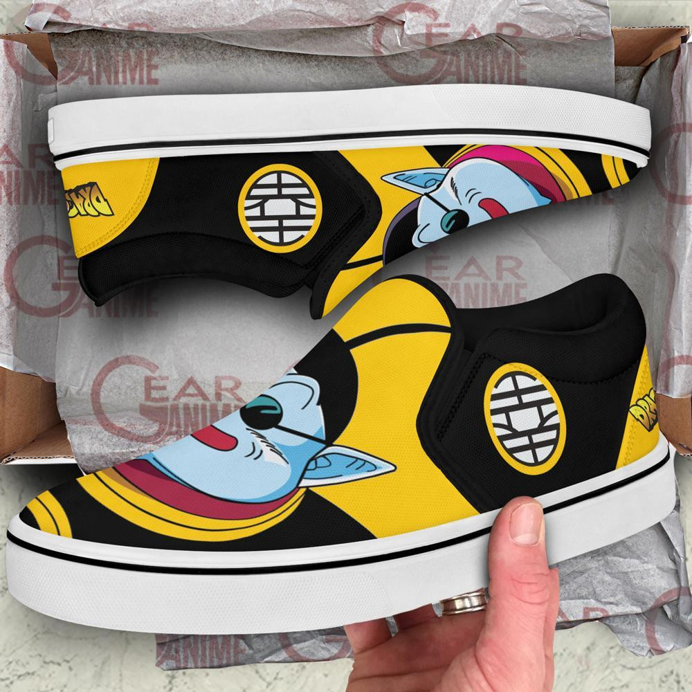 King Kai Slip-On Shoes Canvas Dragon Ball Custom Anime Shoes