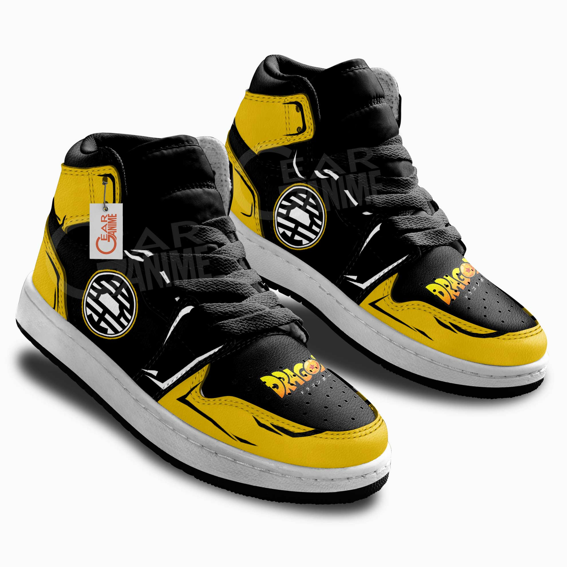 King Kai Symbol Kids Sneakers Custom Anime Kids Shoes