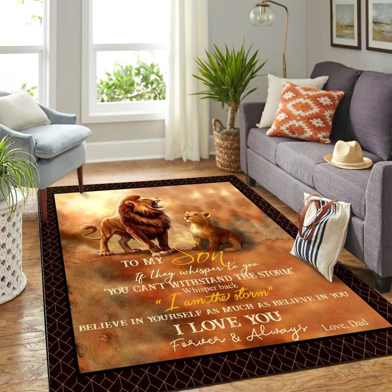 King Lion Copy Mk Carpet Area Rectangle Rug