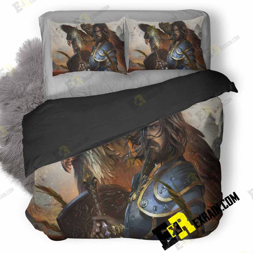 King Llane Wrynn Warcraft 3D Customized Duvet Cover Bedding Set