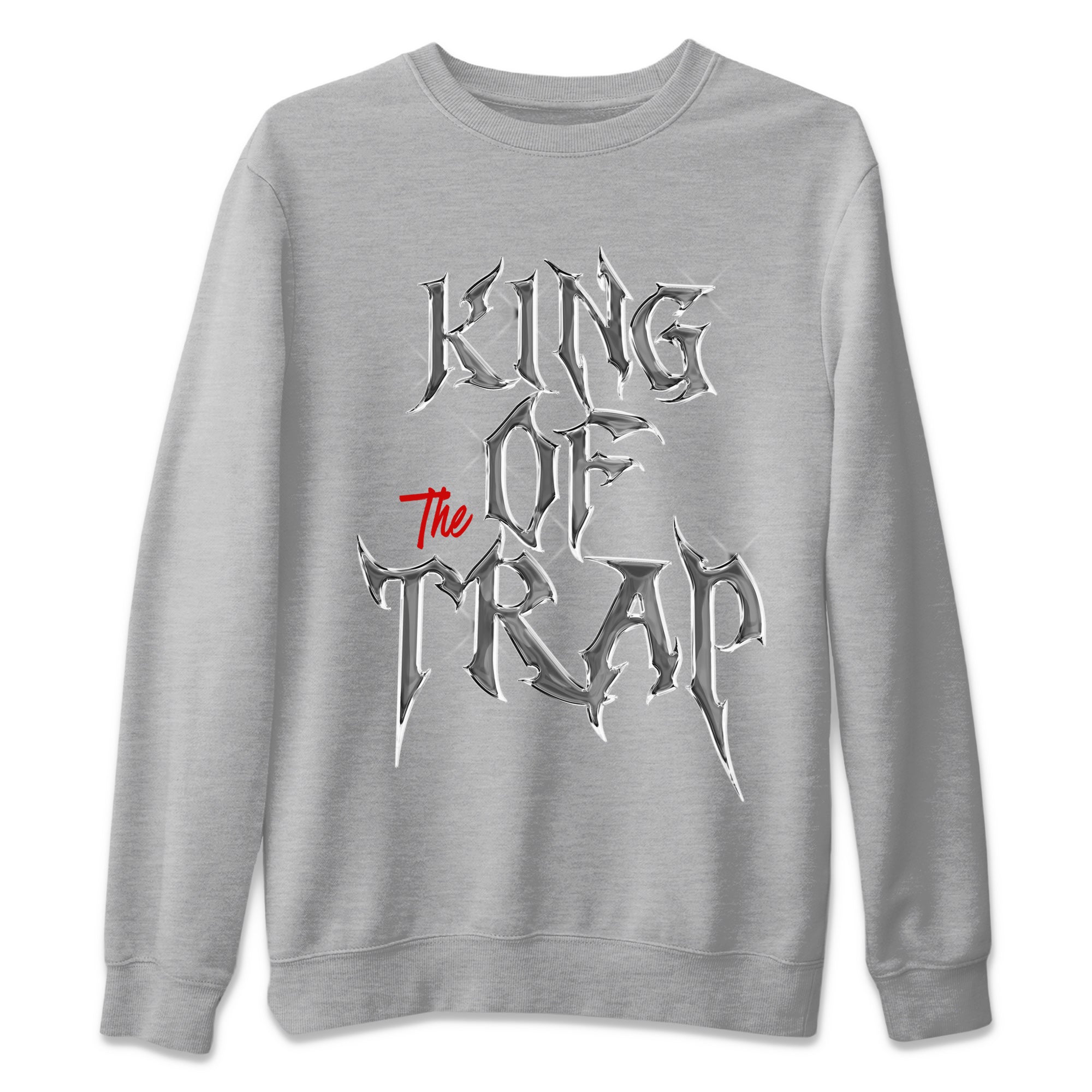 King Of The Trap Unisex Sweater – Air Jordan 1 Washed Heritage, Sneakers Matching Sweater
