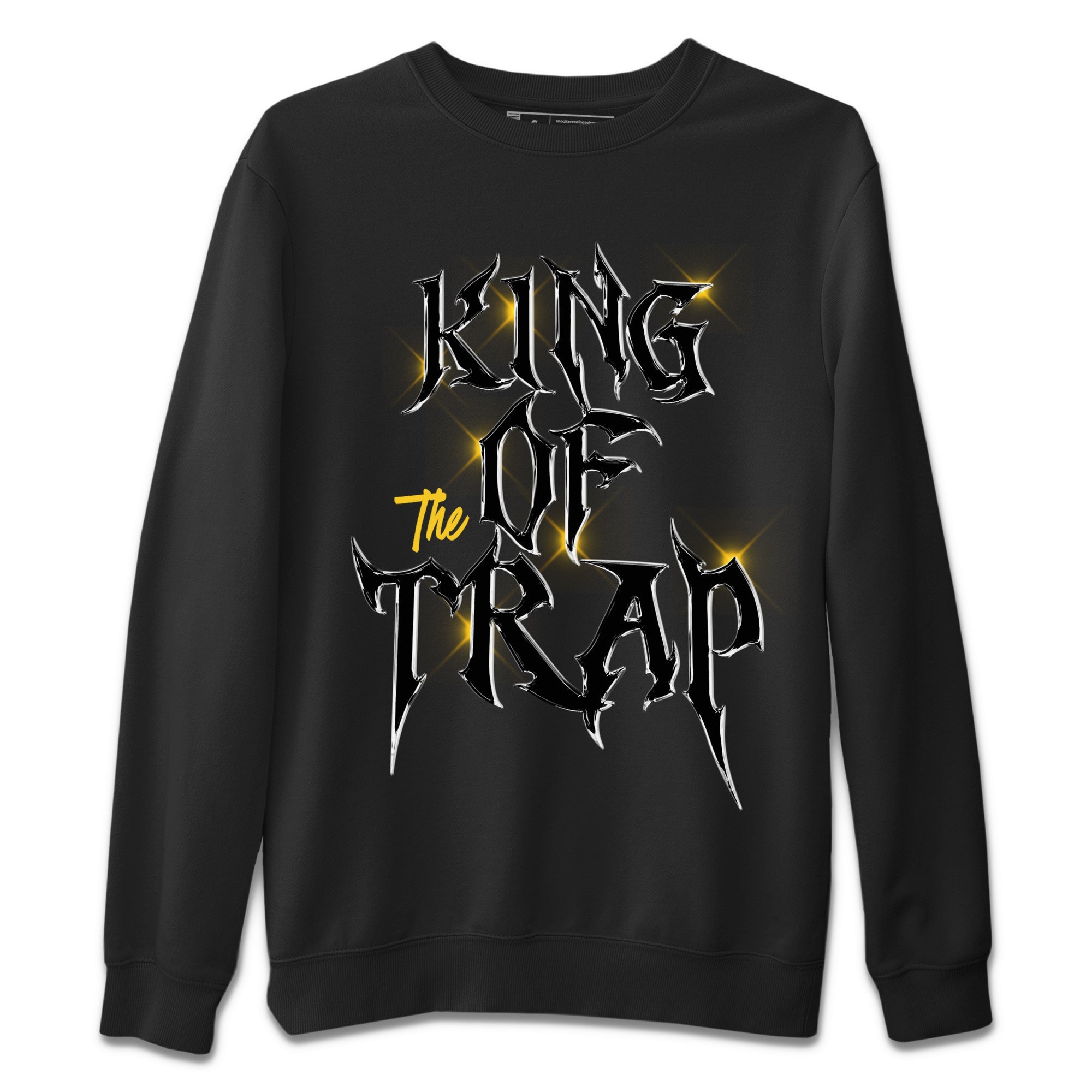 King Of The Trap Unisex Sweater – Air Jordan 4 Thunder, Sneakers Matching Sweater