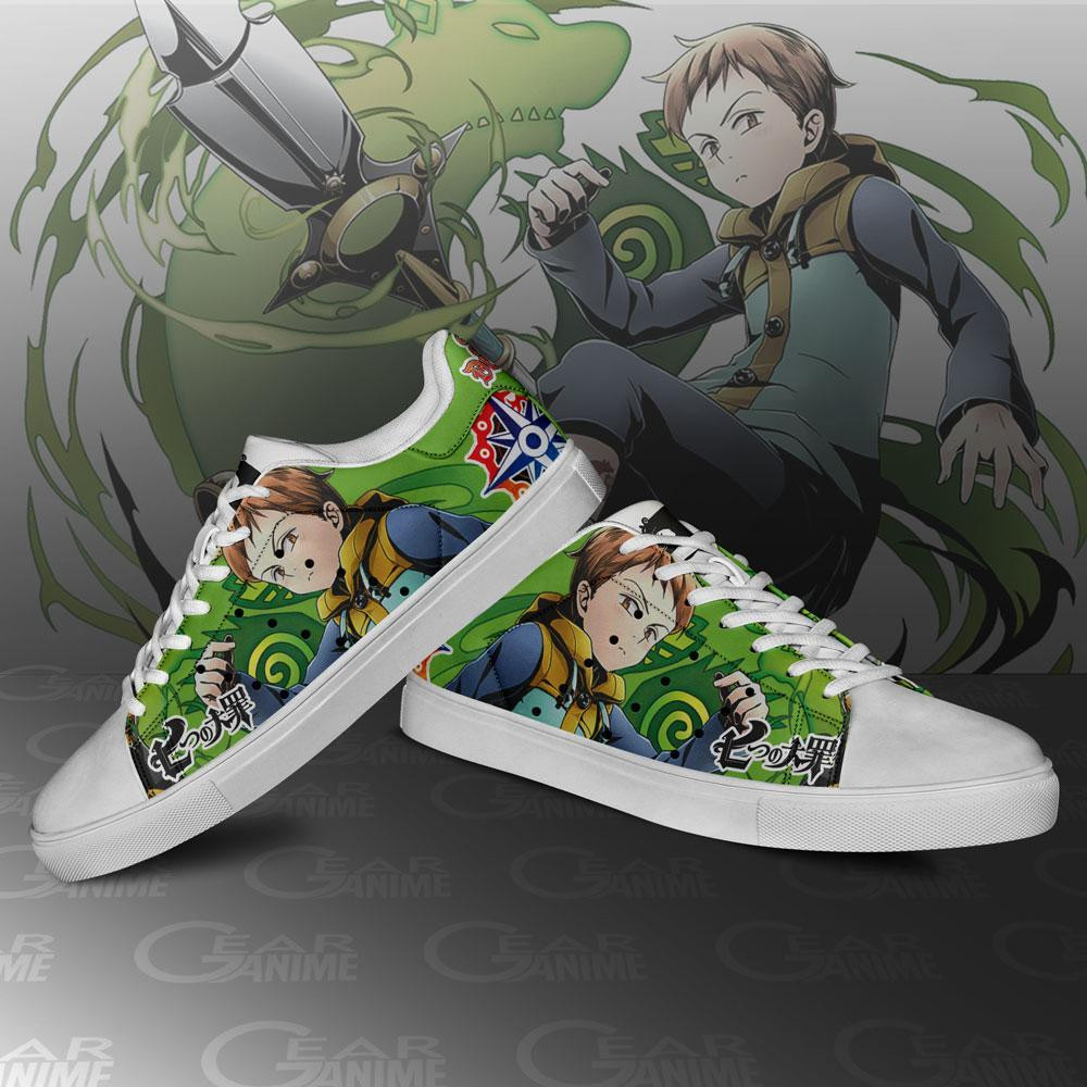 King Skate Shoes The Seven Deadly Sins Anime Custom Sneakers