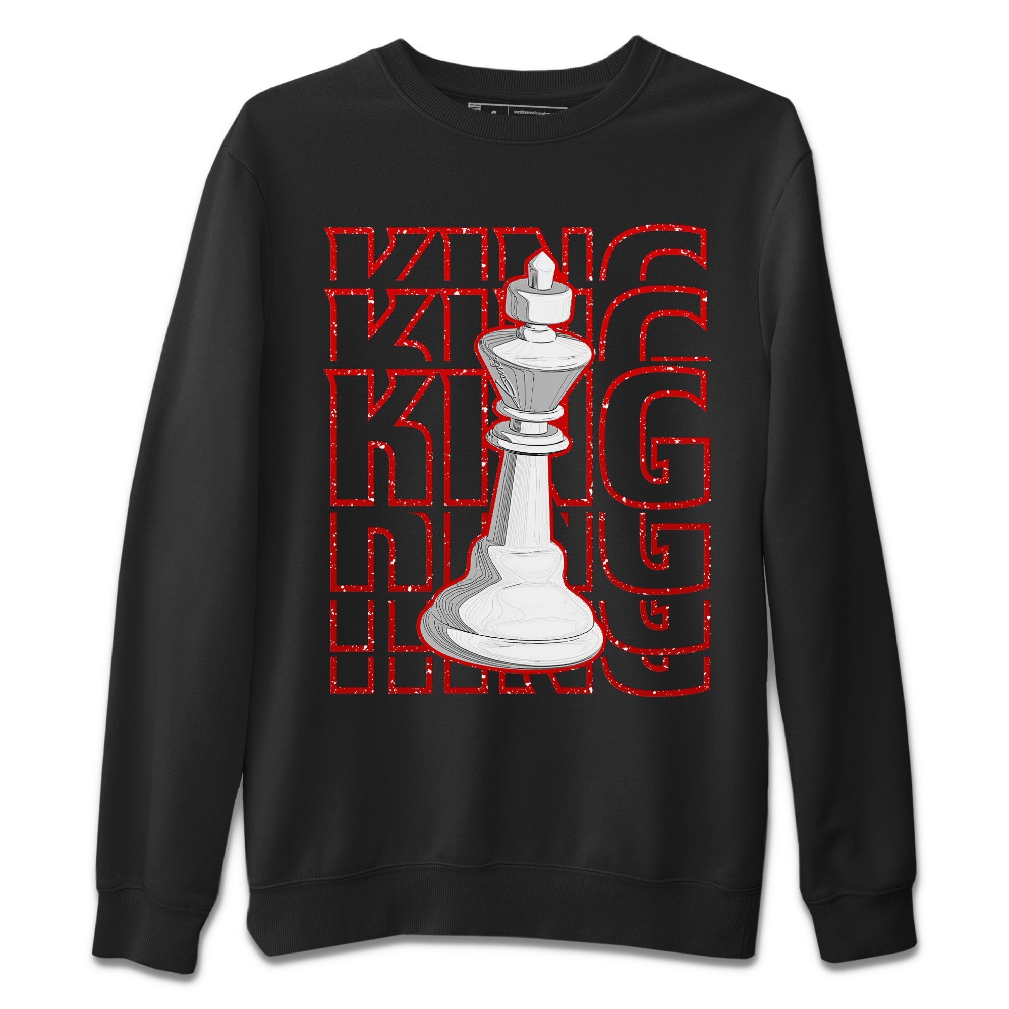 King Unisex Sweater – Air Jordan 6 Red Velvet Cookies, Sneakers Matching Sweater