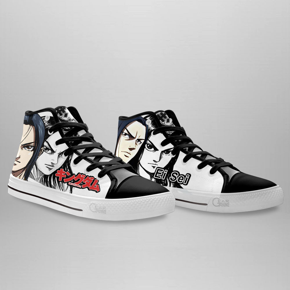 Kingdom Ei Sei Custom Manga Anime High Top Shoes