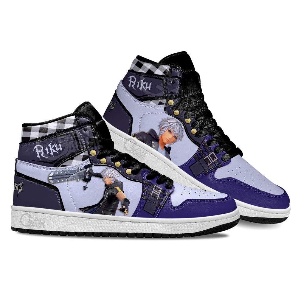 Kingdom Heart Riku Shoes For Anime Fans, Air Jordan Hightop