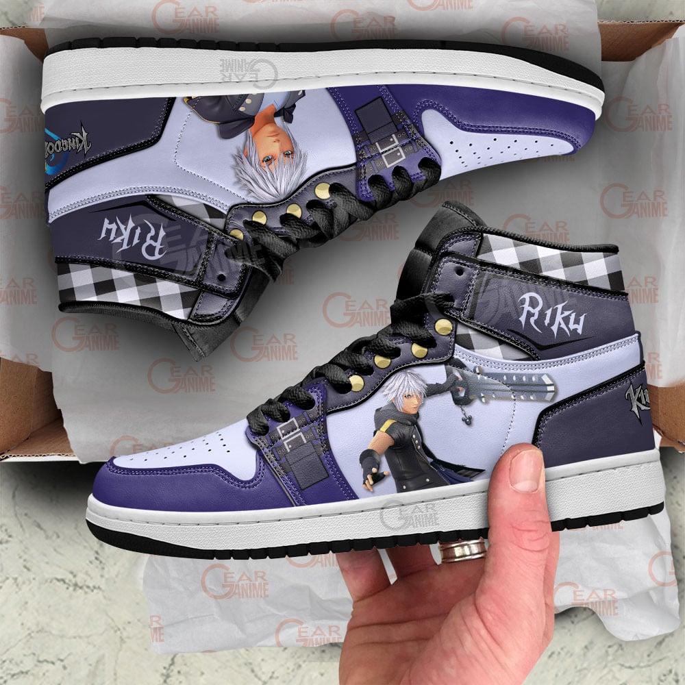 Kingdom Heart Riku Shoes For Anime Fans, Air Jordan Hightop