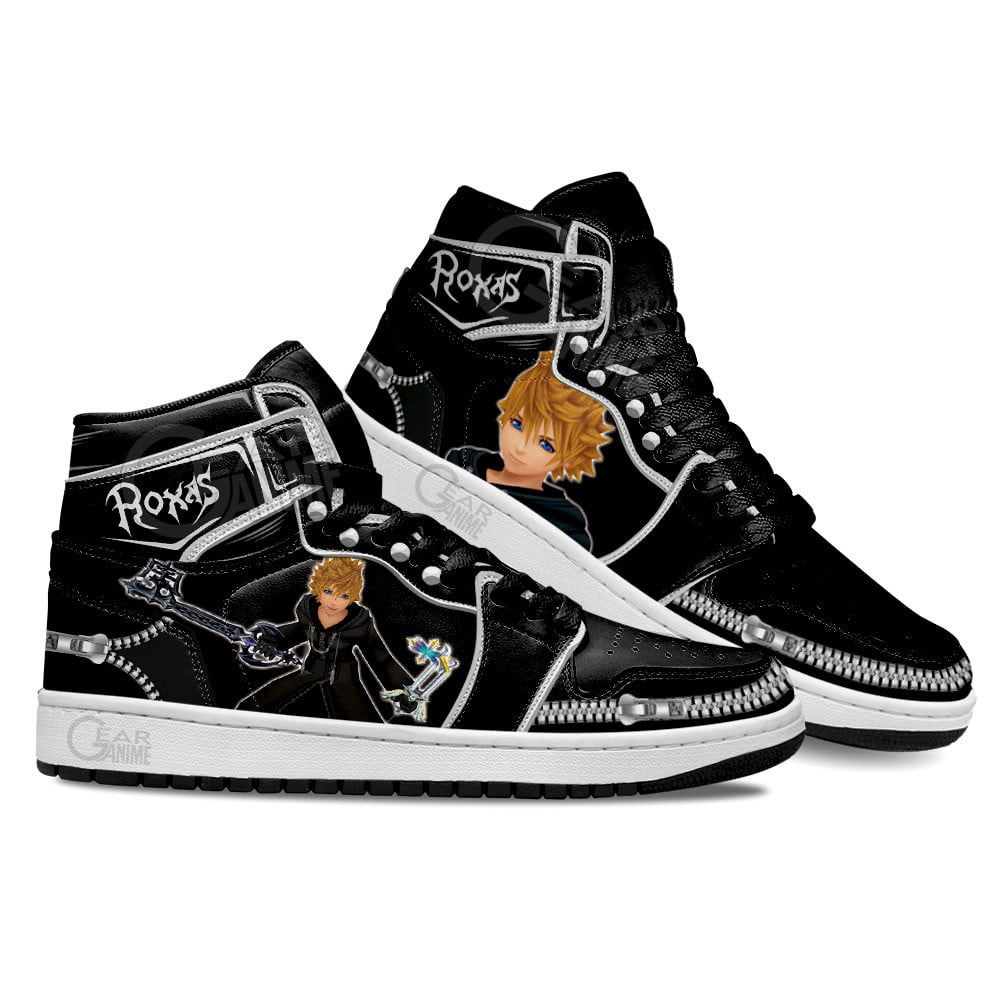 Kingdom Heart Roxas Shoes For Anime Fans, Air Jordan Hightop