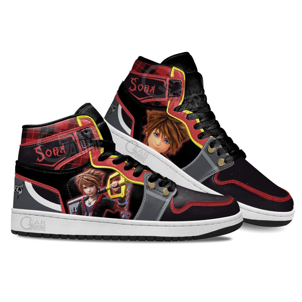 Kingdom Heart Sora Shoes For Anime Fans, Air Jordan Hightop