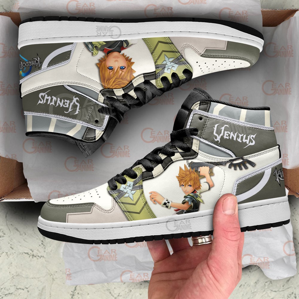 Kingdom Heart Ventus Shoes For Anime Fans, Air Jordan Hightop
