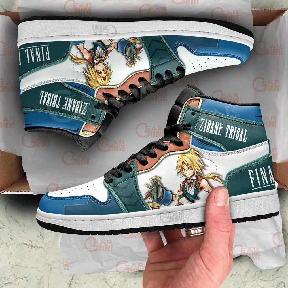 Kingdom Heart Zidane Tribal Shoes For Anime Fans, Air Jordan Hightop
