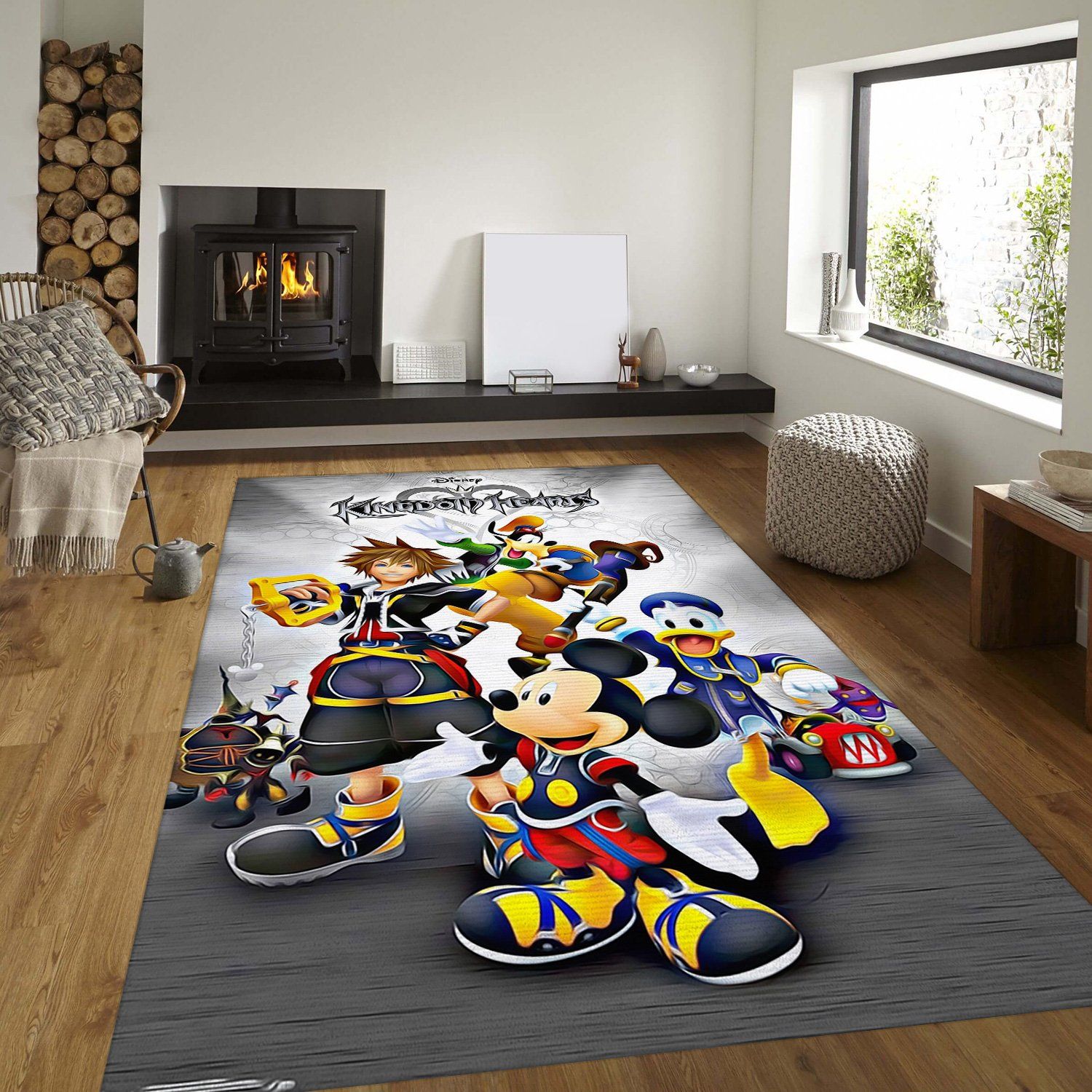 Kingdom Hearts 2 Rectangle Rug – Custom Size And Printing