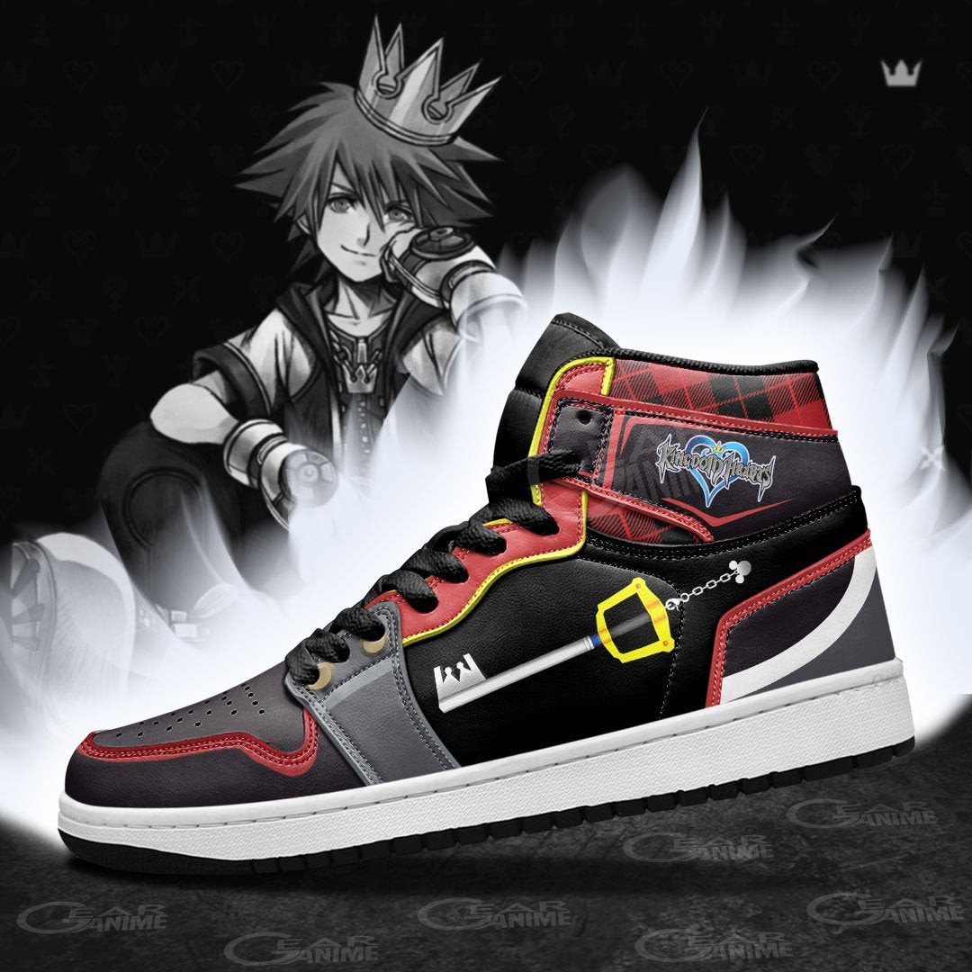 Kingdom Hearts Sora’s Keyblade JD Sneakers For Fans, Air Jordan Hightop