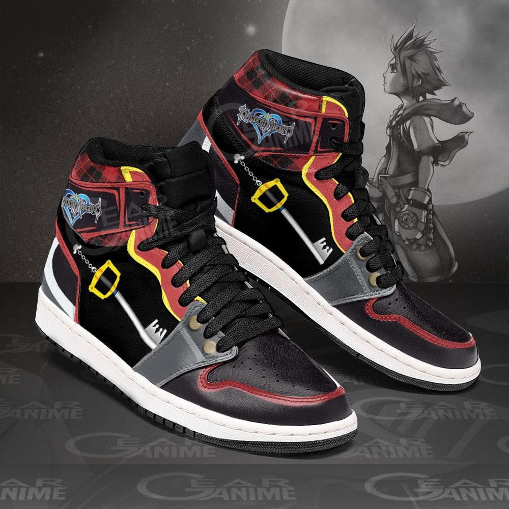 Kingdom Hearts Sora’s Keyblade JD Sneakers For Fans, Air Jordan Hightop