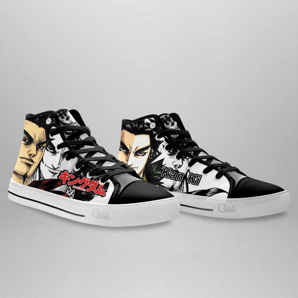 Kingdom Kan Ki Custom Manga Anime High Top Shoes
