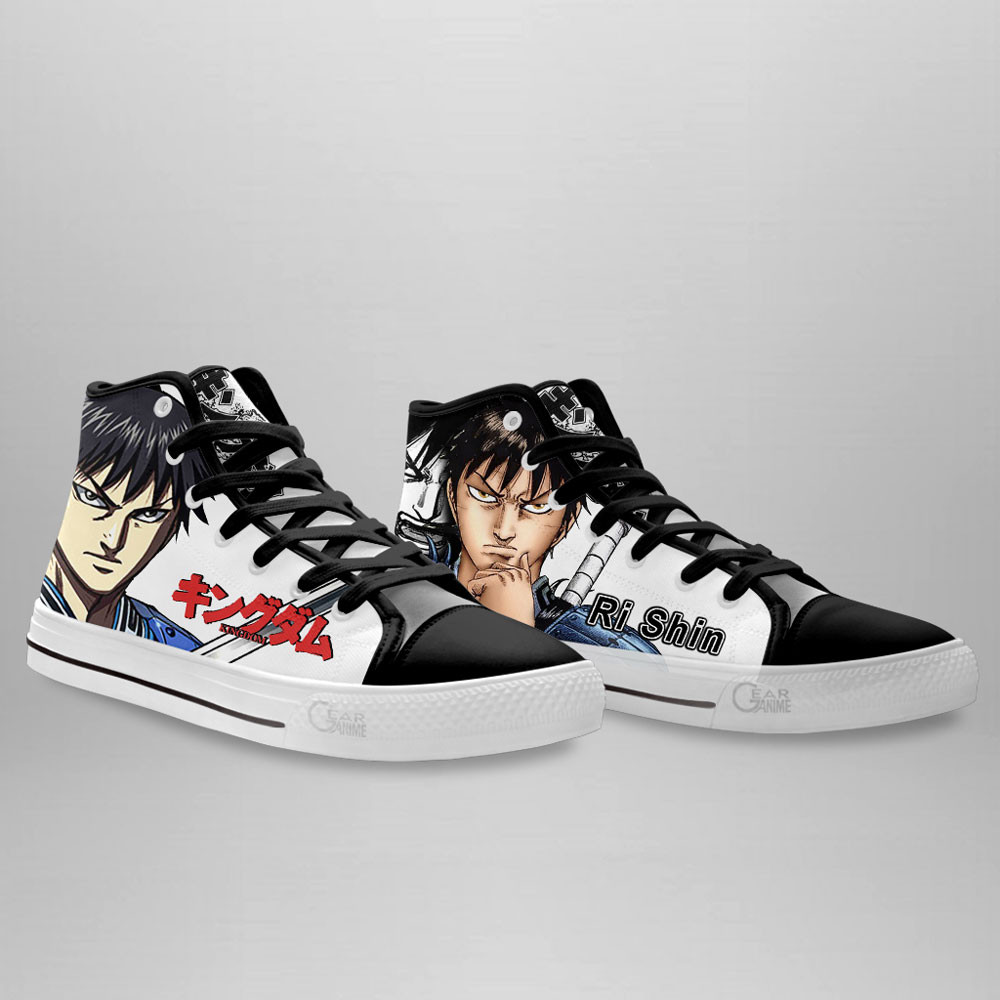 Kingdom Ri Shin Custom Manga Anime High Top Shoes