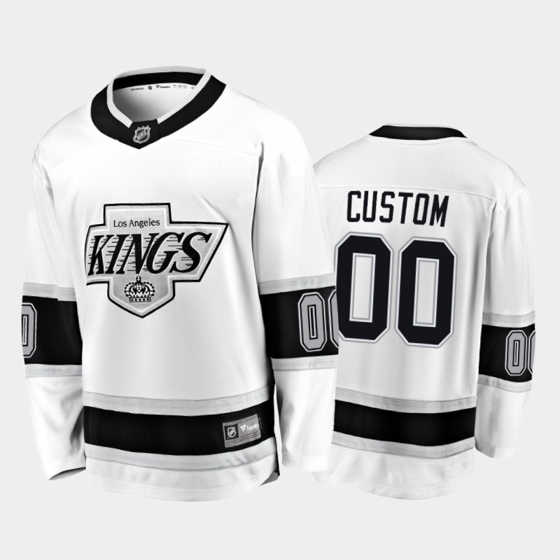 Kings Custom #00 Heritage White 2019-20 Breakaway Player Premier Jersey