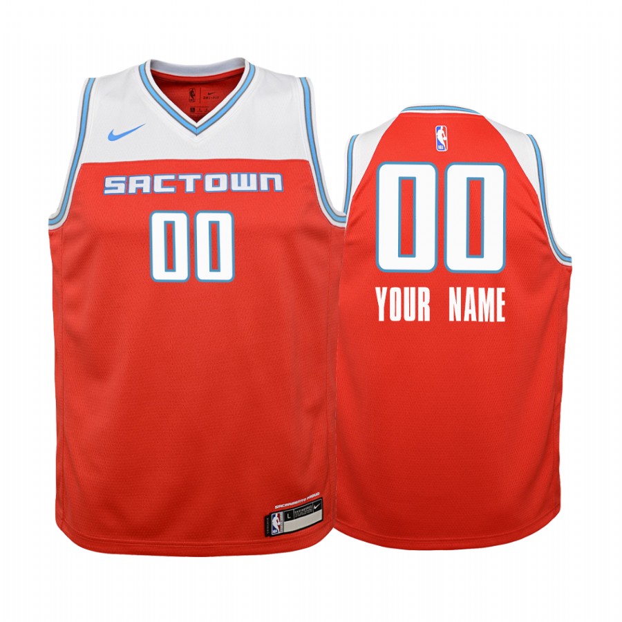 Kings Custom Youth Jersey City Red 2019-20