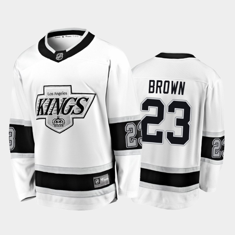 Kings Dustin Brown #23 Heritage White 2019-20 Breakaway Player Premier Jersey