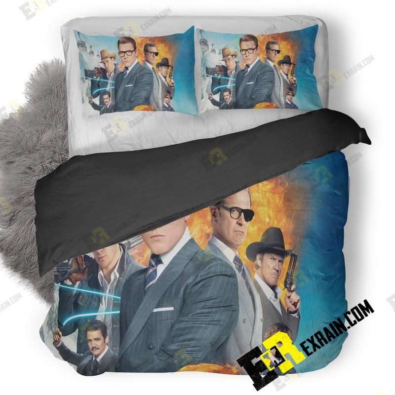 Kingsman The Golden Circle 3D Customized Duvet Cover Bedding Set