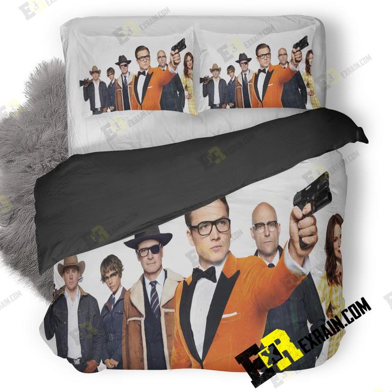 Kingsman The Golden Circle 8K T 3D Customized Duvet Cover Bedding Set