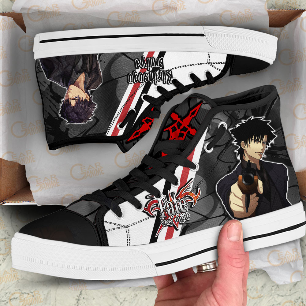Kiritsugu Emiya High Top Shoes Custom Fate Stay Night Sneakers
