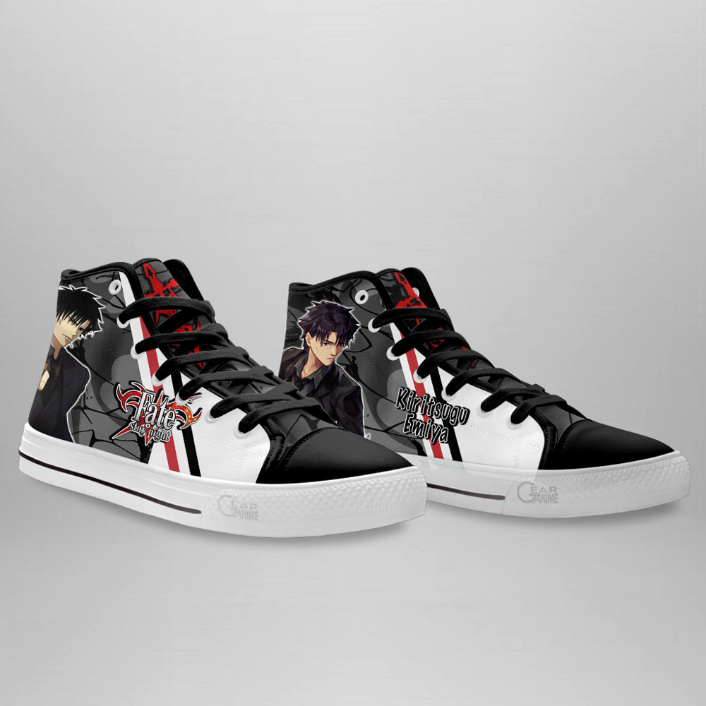 Kiritsugu Emiya High Top Shoes Custom Fate Stay Night Sneakers
