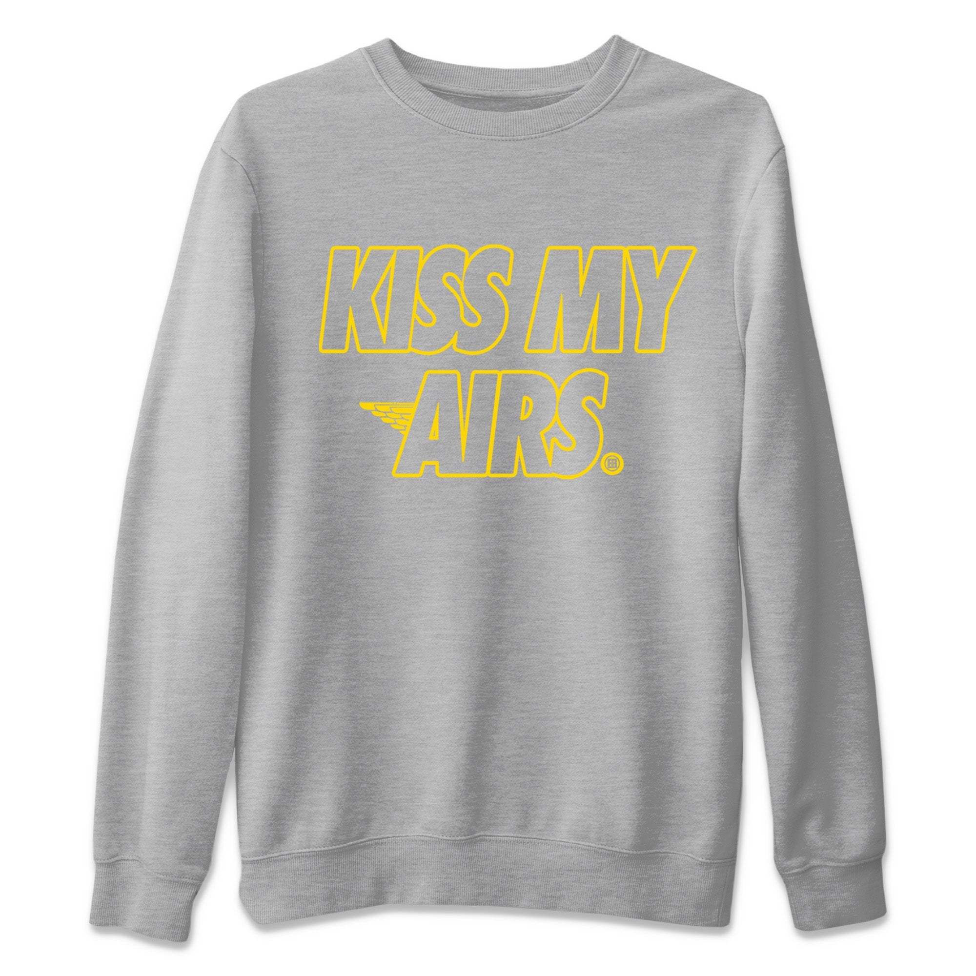 Kiss My Airs Unisex Sweater – Air Jordan 4 Thunder, Sneakers Matching Sweater