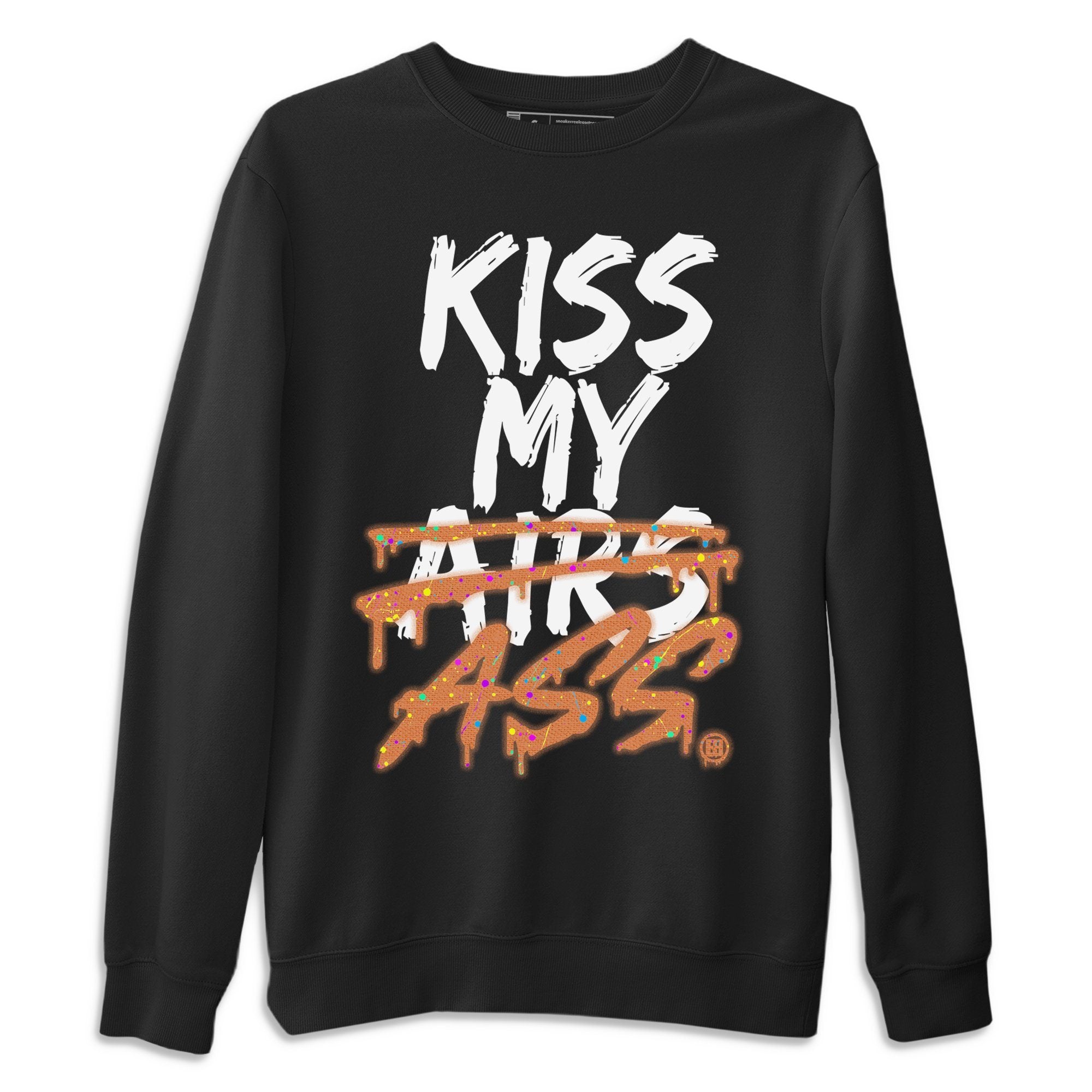Kiss My Ass Unisex Sweater – Air Jordan 1 Brushstroke, Sneakers Matching Sweater