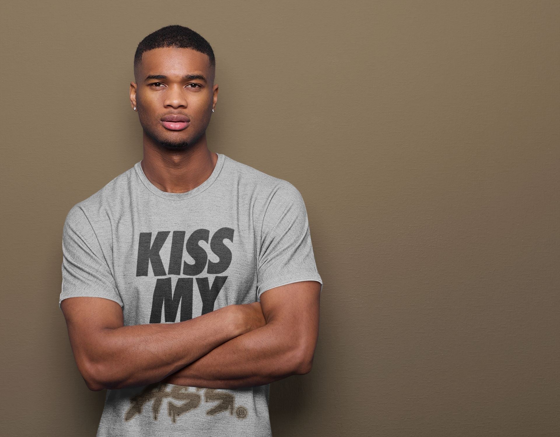 Kiss My Ass Unisex Sweater – Air Jordan 1 Dark Mocha, Sneakers Matching Sweater