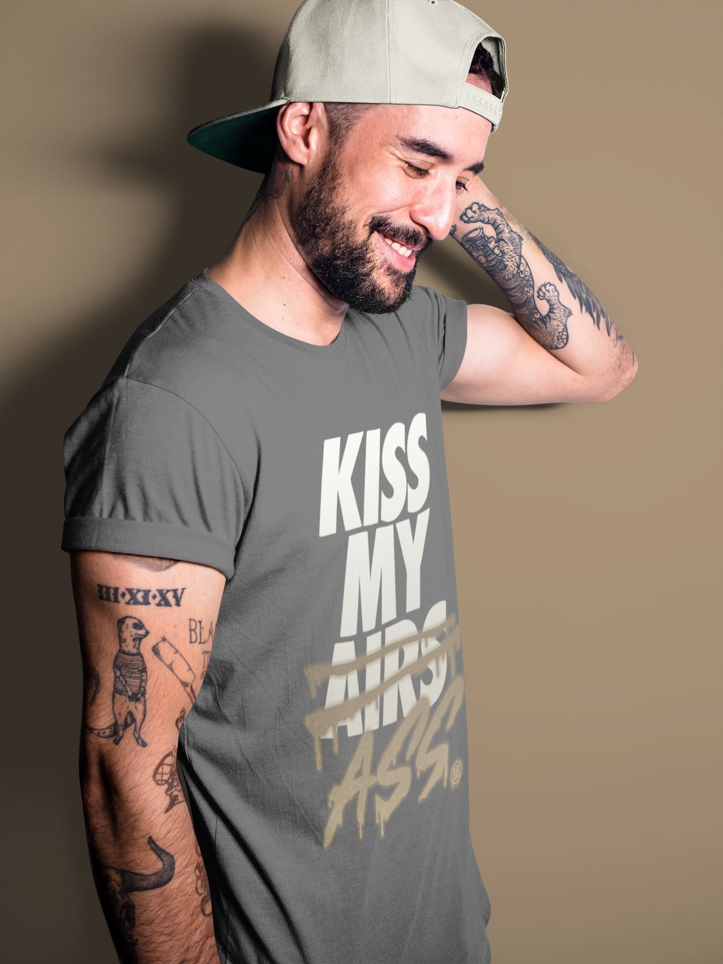 Kiss My Ass Unisex Sweater – Air Jordan 1 Dark Mocha, Sneakers Matching Sweater