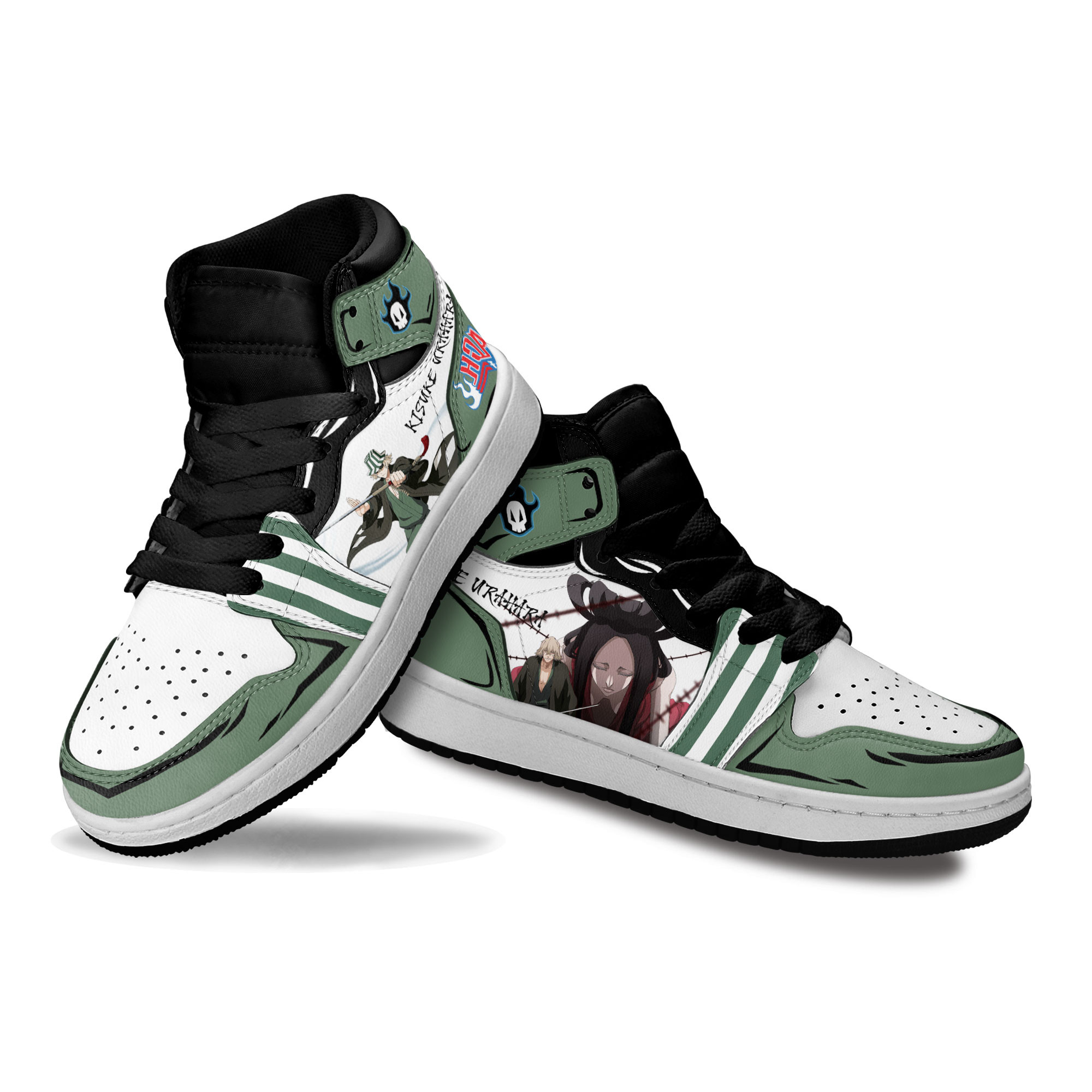 Kisuke Urahara Kids Sneakers Custom Anime Bleach Shoes For Kids