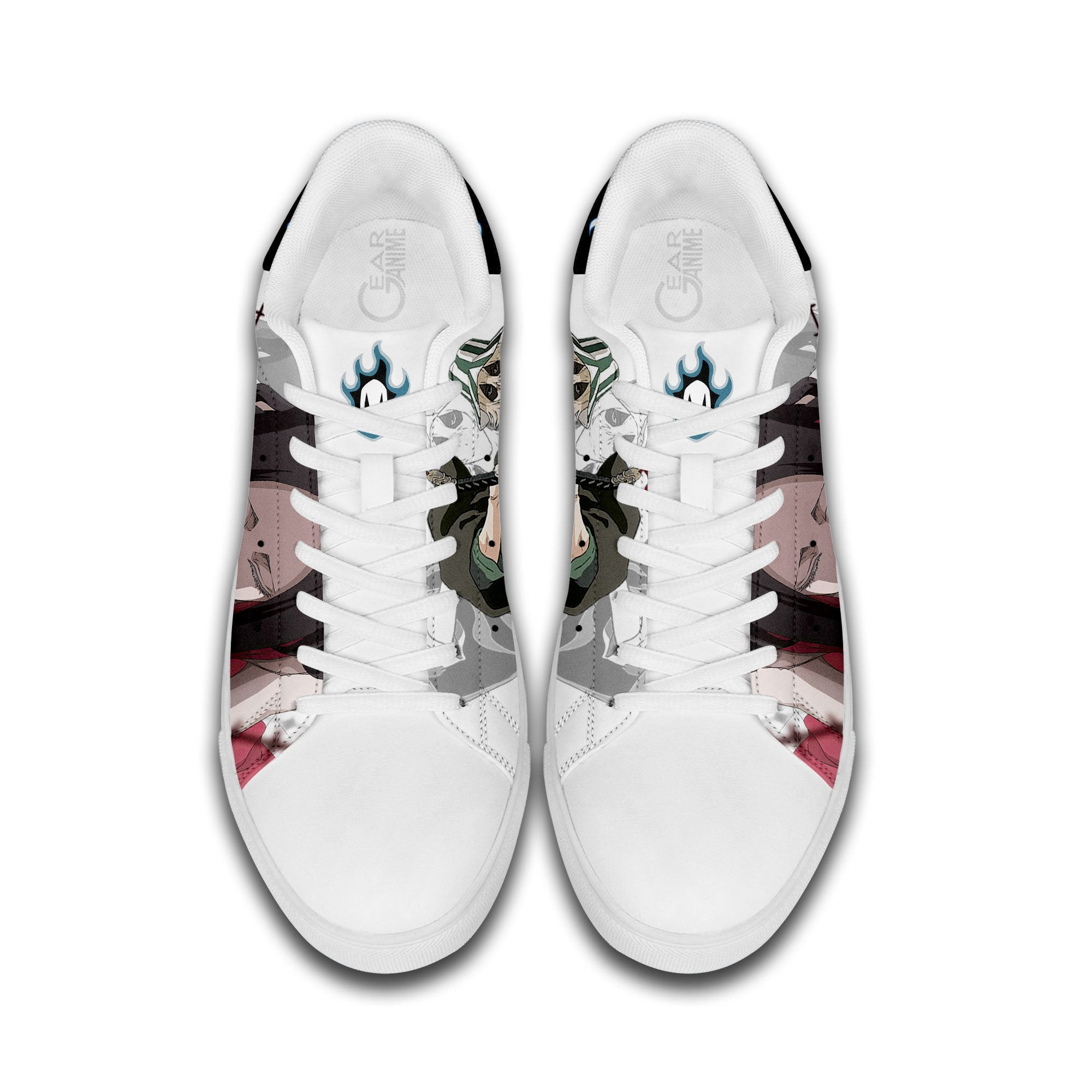 Kisuke Urahara Skate Sneakers Custom Anime Bleach Shoes