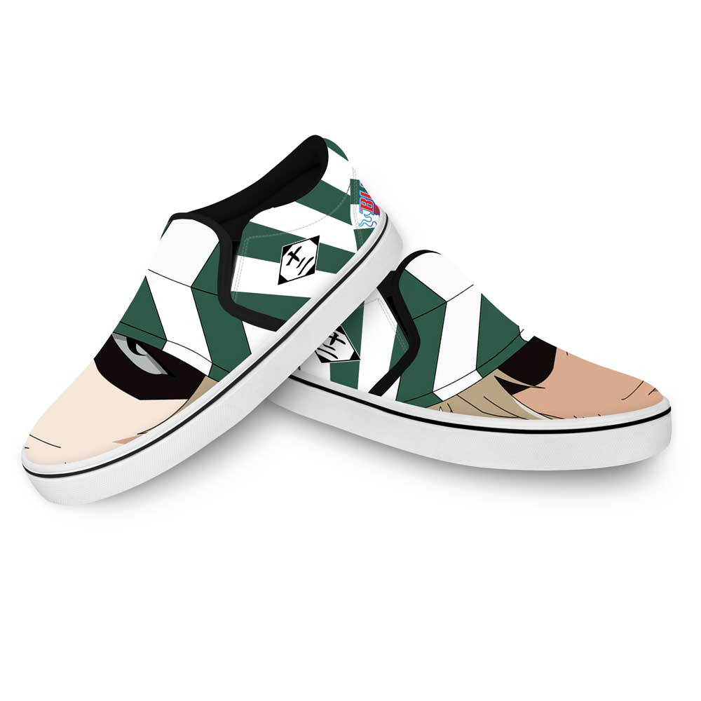 Kisuke Urahara Slip-On Shoes Canvas Custom Anime Bleach Shoes