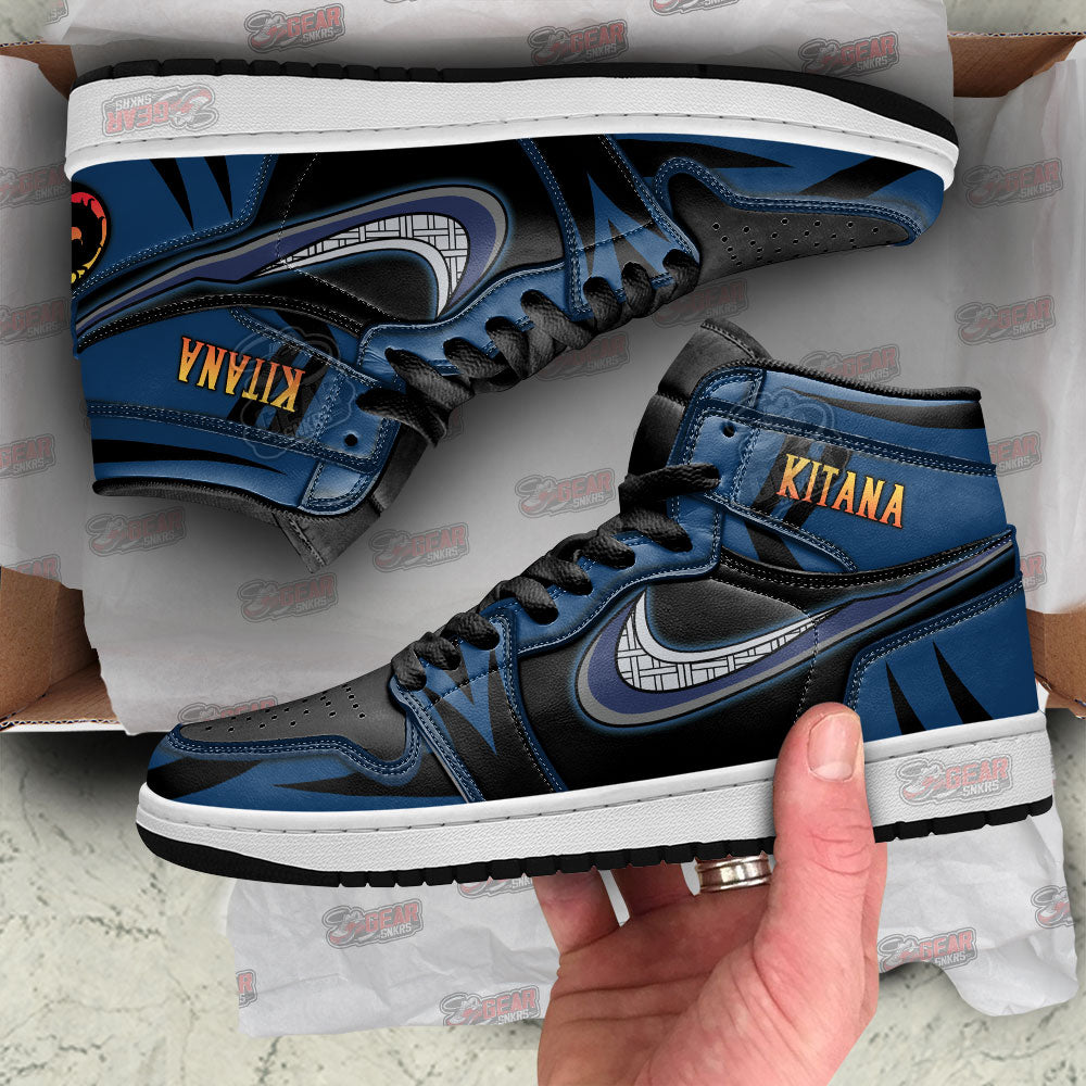Kitana Fans Mortal Kombat JD Sneakers Shoes For Fans, Air Jordan Hightop