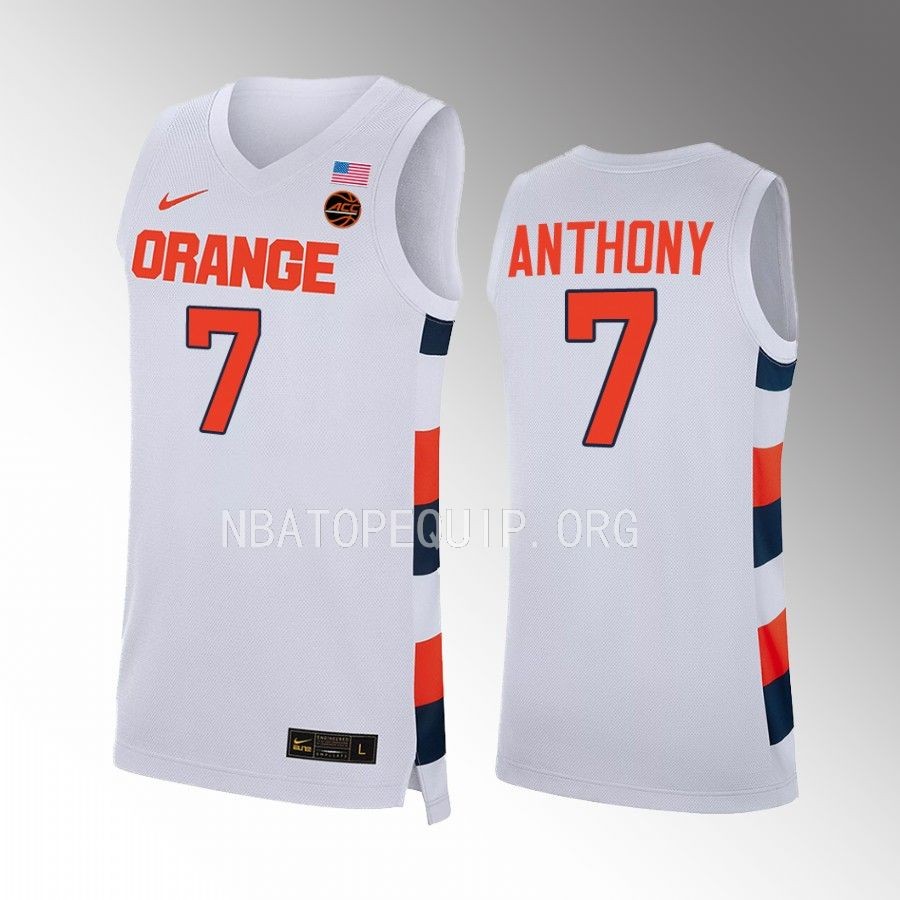 Kiyan Anthony Syracuse Orange White Jersey College