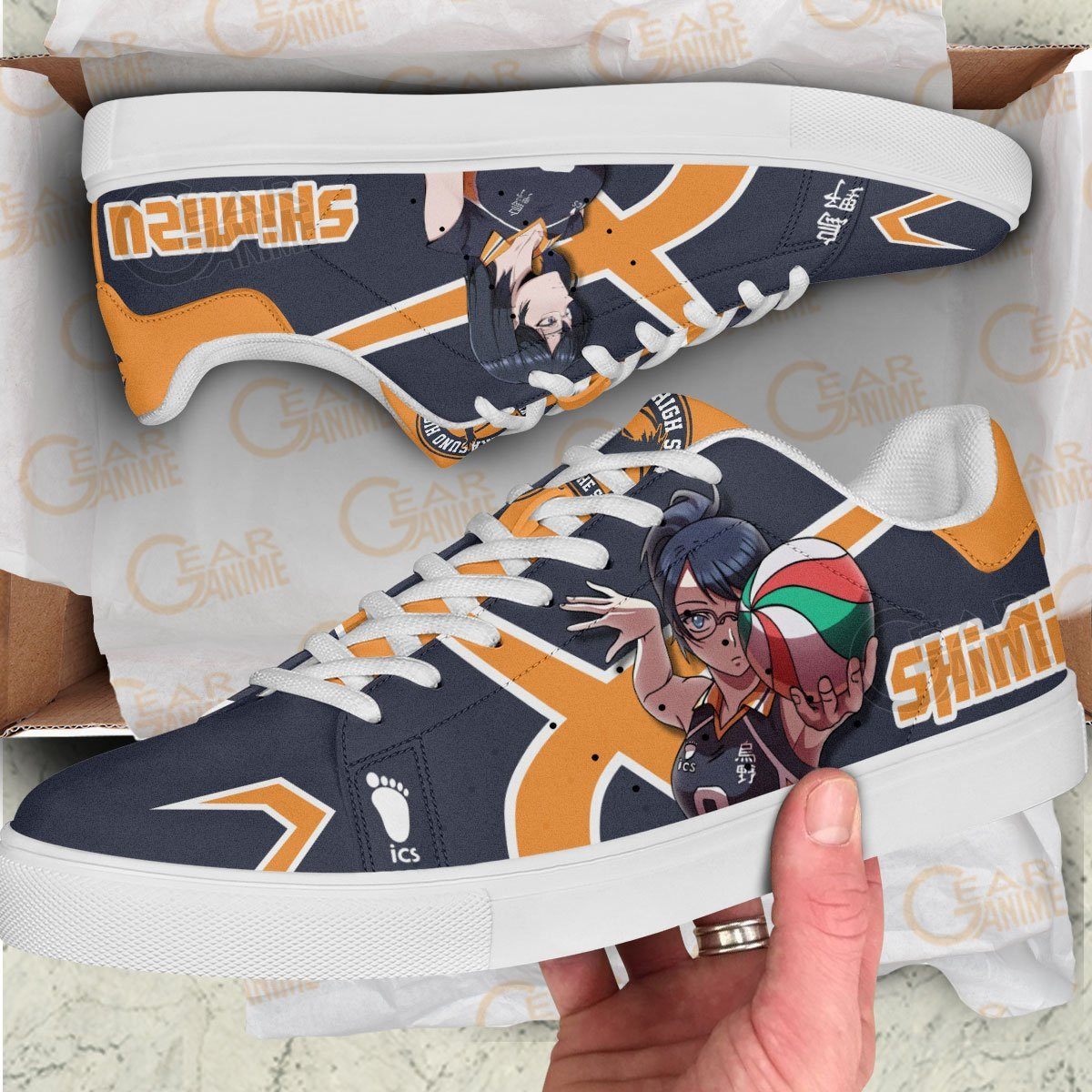 Kiyoko Shimizu Skate Shoes Custom Haikyuu Anime Shoes