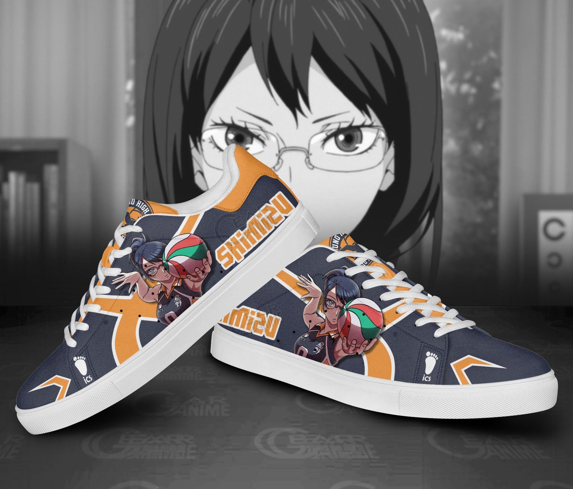 Kiyoko Shimizu Skate Shoes Custom Haikyuu Anime Shoes