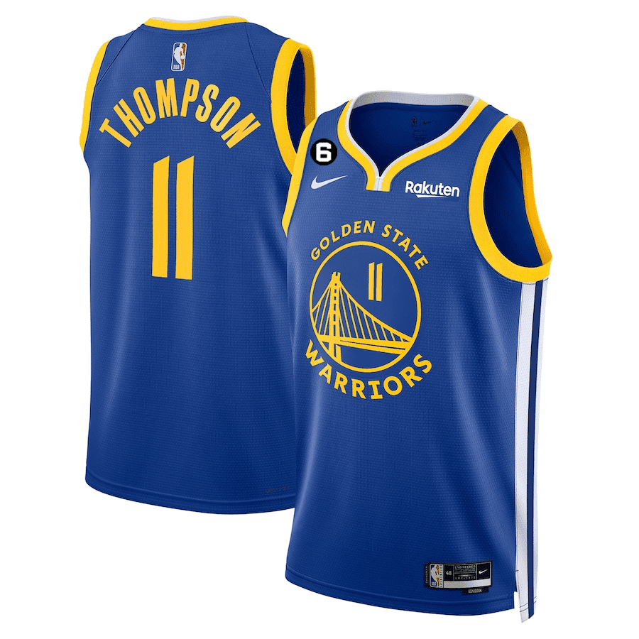 Klay Thompson Golden State Warriors 2022/23 Players - Icon Royal Edition Jersey - All Stitched