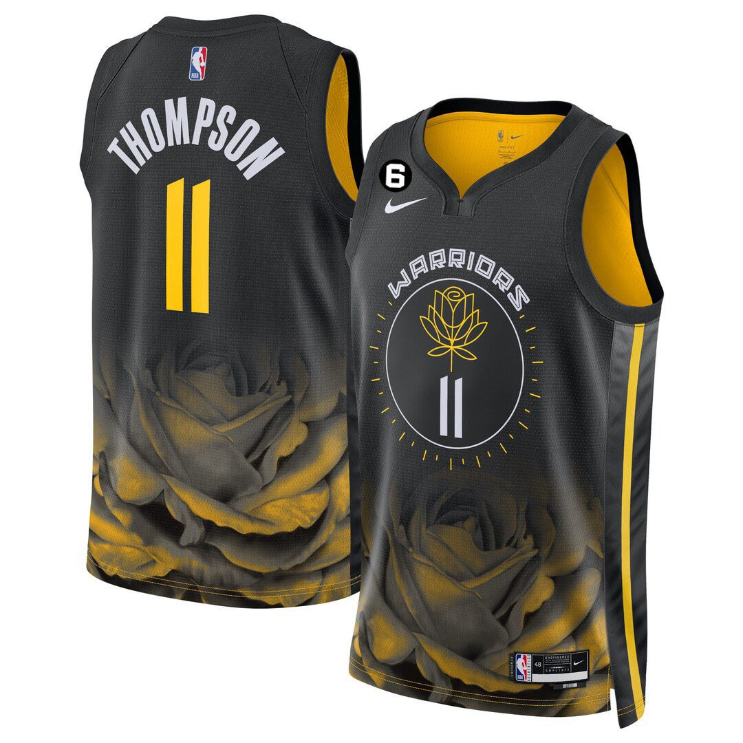 Klay Thompson Men's Golden State Warriors 2022/23 Collection City Jersey - All Stitched
