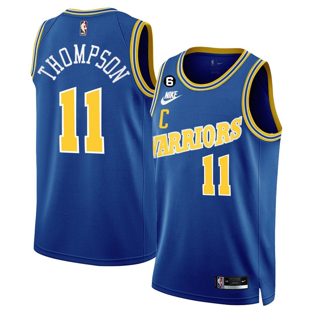 Klay Thompson Men's Golden State Warriors 2022/23 Collection Classic Jersey - All Stitched