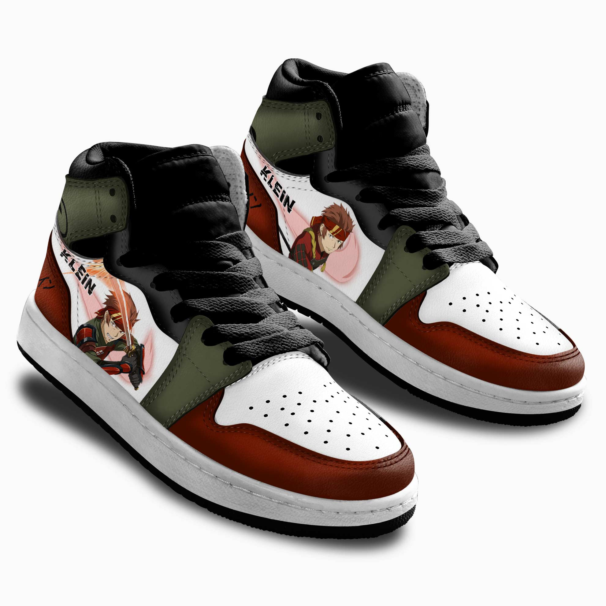 Klein Kids Sneakers Custom Sword Art Online Anime Shoes For Kids