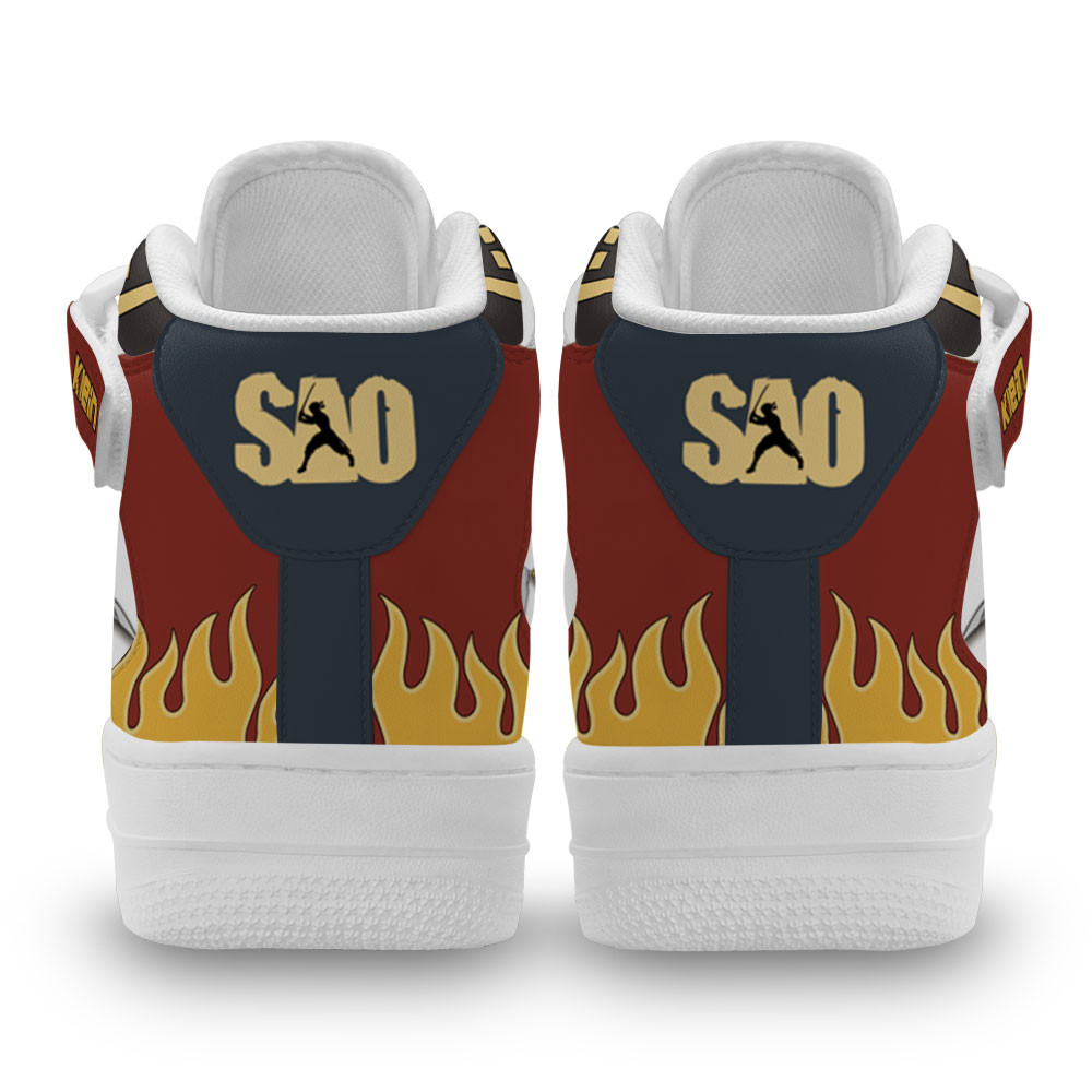 Klein Sneakers Air Mid Custom Sword Art Online Anime Shoes